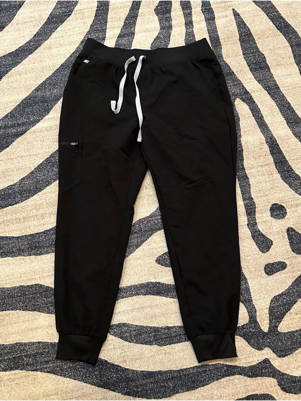 Black Men's Drawstring Jogger Pants